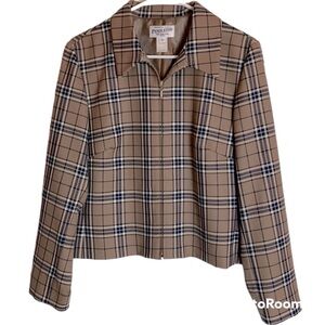 Pendleton Vintage Plaid Wool Jacket